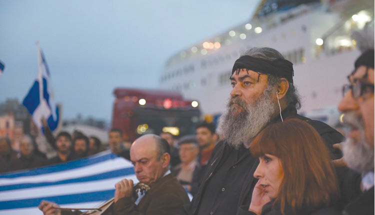 Έδωσαν πάλι τον τόνο οι Κρητικοί στο συλλαλητήριο που έγινε για τη Μακεδονία στην Αθήνα