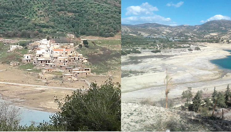 Σοκαριστικές οι εικόνες από τα φράγματα-μείωση 75% των βροχοπτώσεων