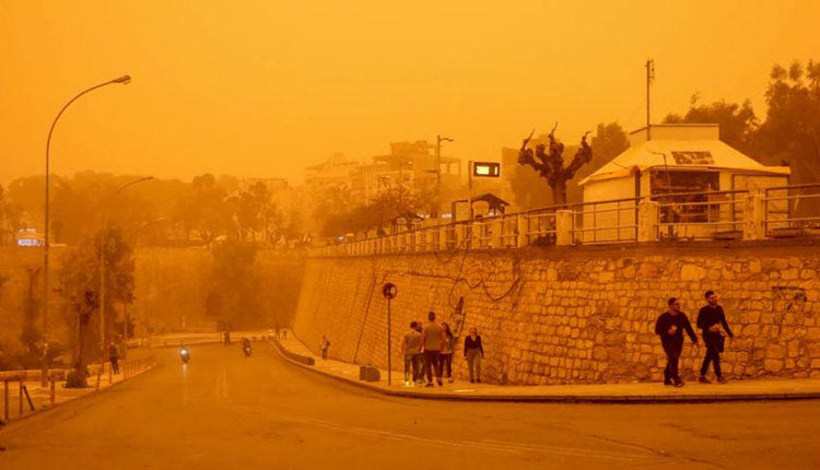 Καλοκαιρινές θερμοκρασίες και σκόνη πάλι στην Κρήτη