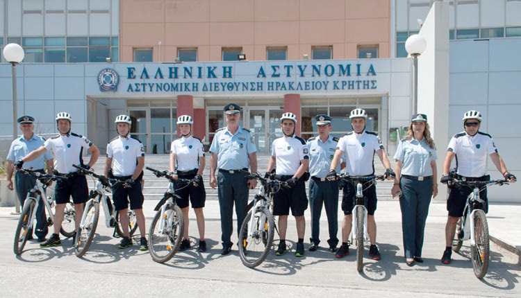 η αστυνόμευση με ποδήλατα