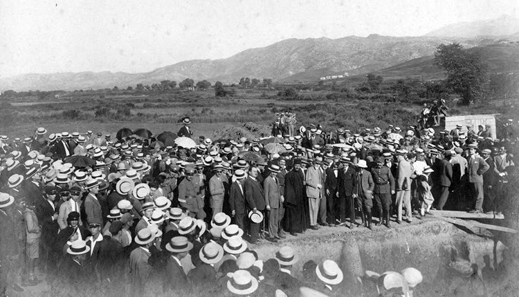 ΦΩΤΟ ΗΜΕΡΑΣ: Η θεμελίωση του υδροηλεκτρικού