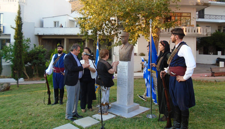 στο Σπήλι, στην εκδήλωση μνήμης και τιμής για τον ανθυπολοχαγό Νίκο Μιαούλη.