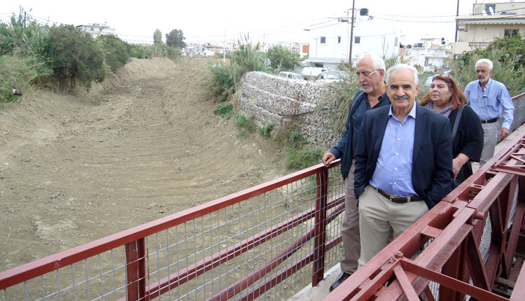 Ικανοποίηση Κουκιαδάκη για τα αντιπλημμυρικά έργα σε τρεις Βαγιές, Γιόφυρο και Λίντο