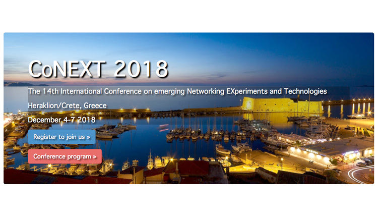 CoNEXT 2018: Φόρουμ για τεχνολογίες κοινωνικής δικτύωσης