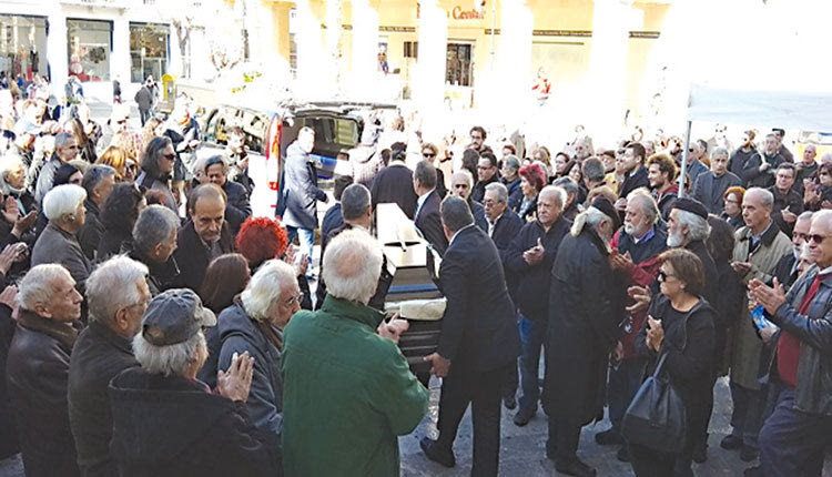 Το τελευταίο “αντίο” στον Ανδρέα Σαββάκη