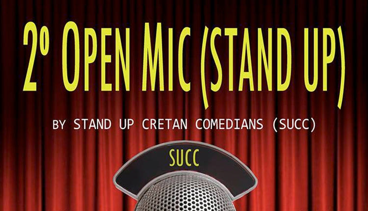 Stand Up Cretan Comedians: 2ο Open Mic