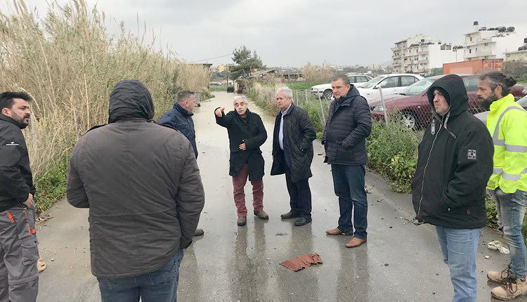 από την αυτοψία του κλιμακίου του Δήμου Μαλεβιζίου στις πληγείσες περιοχές