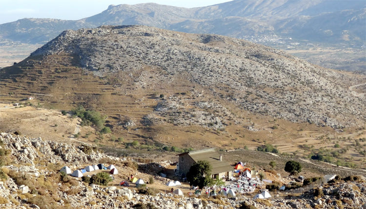 ορειβατικό καταφύγιο στο Στροβίλι της Δίκτης