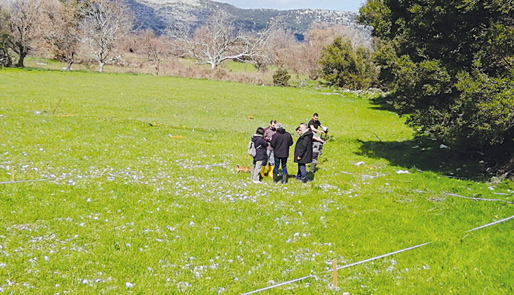 ανασκαφικές εργασίες που βρίσκονται σε εξέλιξη στο χωριό Πλάτη του δήμου Οροπεδίου Λασιθίου