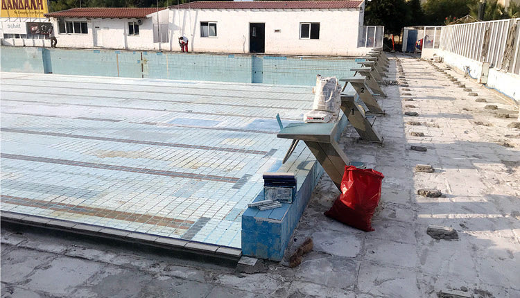ανακατασκευή του κολυμβητηρίου στο Λίντο
