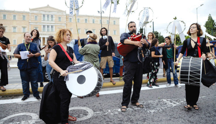 κινητοποίηση για την κλιματική αλλαγή