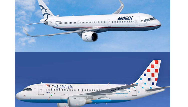 Ενδιαφέρον της Aegean για την Croatia Airlines