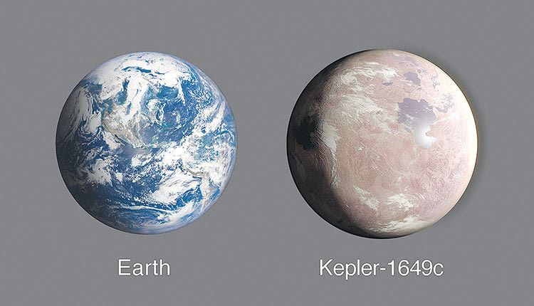 Ο εξωπλανήτης Kepler-1649c ένας βραχώδης εξωπλανήτης που φαίνεται να έχει μεγάλη ομοιότητα με τη Γη από άποψη μεγέθους και θερμοκρασίας