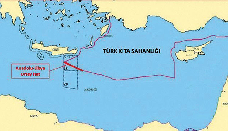 χάρτες που παρουσιάζει η Τουρκία προκειμένου να δημιουργήσει τετελεσμένα στην Ανατολική Μεσόγειο.