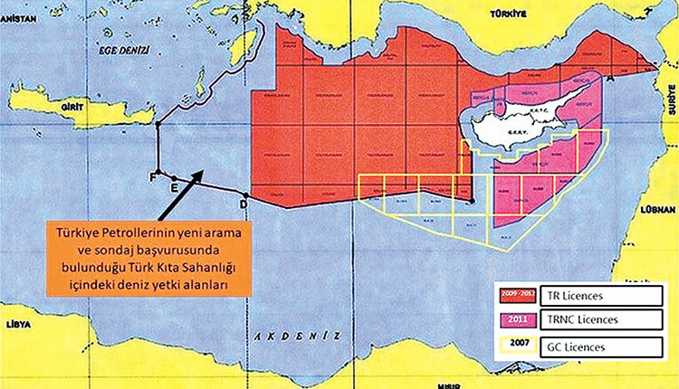 Έρευνες σε Ρόδο, Κάρπαθο, Κρήτη προαναγγέλλει η «Γενί Σαφάκ»