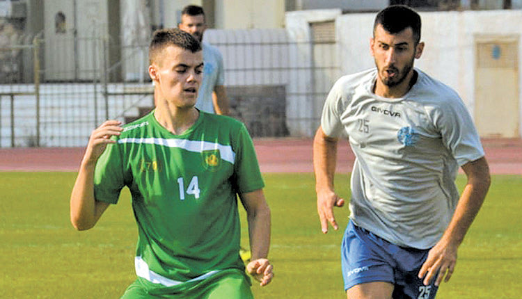 Στιγμιότυπο απο το φιλικό του ΑΟΑΝ με τον ΠΟΑ