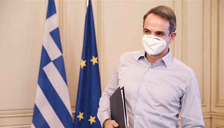 O πρωθυπουργός Κυριάκος Μητσοτάκης