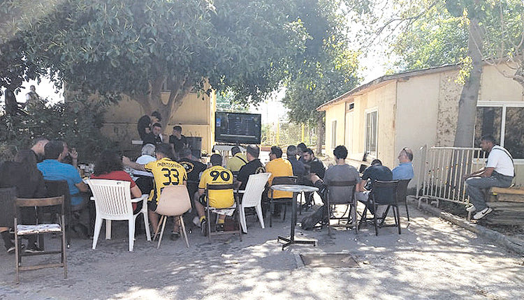 Φίλοι του Εργοτέλη παρακολούθησαν το ματς από το «Μαρτινέγκο»