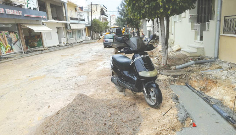 αναπλαση οδος κομνηνών στον Πόρο