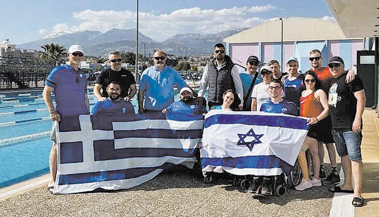 Η ομάδα του Ισραήλ στο Κολυμβητήριο Μοιρών