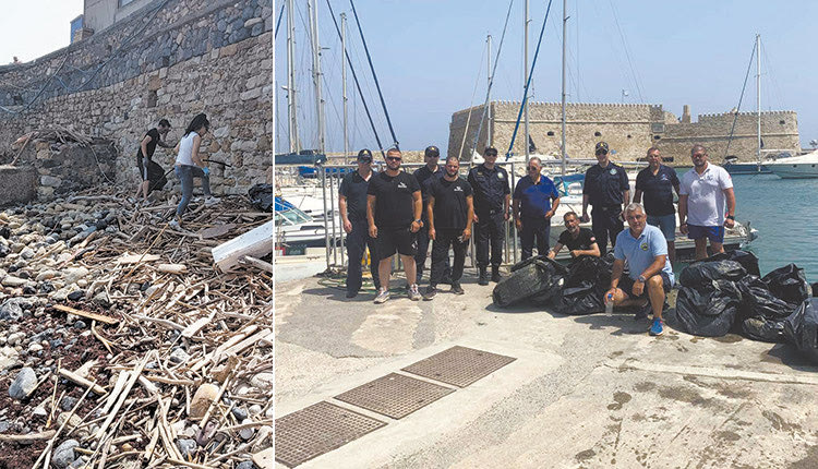 Στο πλαίσιο Εορτασμού της Παγκόσμιας Ημέρας Περιβάλλοντος πραγματοποιήθηκε το Σάββατο εθελοντικός υποβρύχιος καθαρισμός