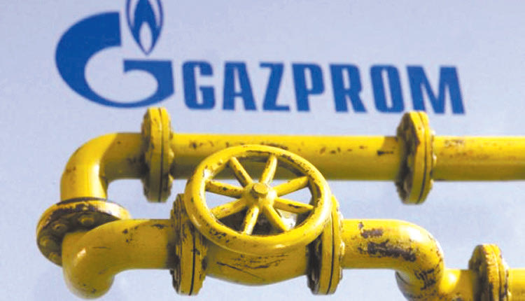 GAZPROM προμήθειες μέσω του αγωγού Nord Stream 1