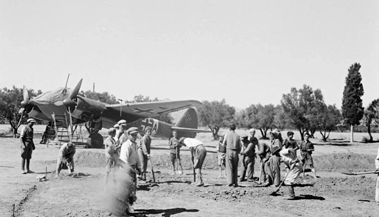 καταναγκαστικά έργα διαμόρφωσης του αεροδρομίου Καστελλίου το 1942