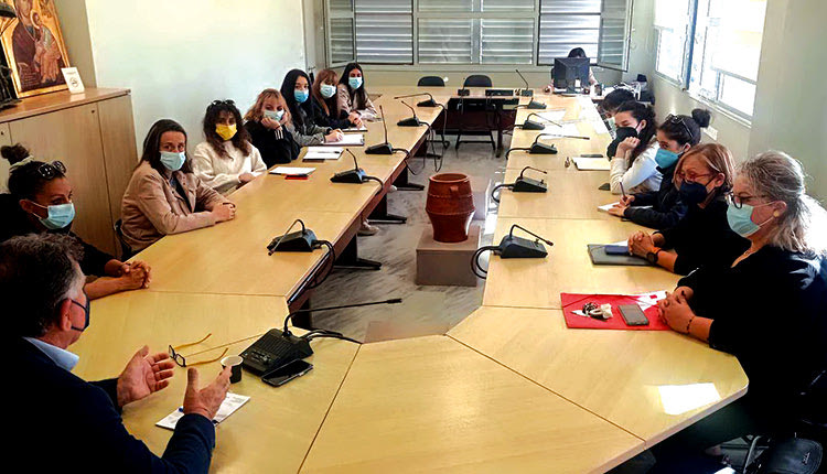 Εργαστηριακή άσκηση φοιτητών στις κοινωνικές δομές του Δήμου Μινώα