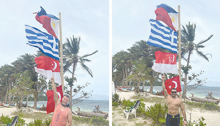 Μια ομάδα τεσσάρων παράτολμων Κρητικών, που είναι λάτρεις της θάλασσας και των εμπειριών που προσφέρει, ύψωσαν τη γαλανόλευκη στις μακρινές Φιλιππίνες.