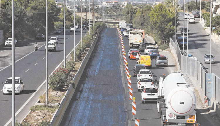 το τμήμα του Βόρειου Οδικού Άξονα Κρήτης από τον Γιόφυρο έως και τη γέφυρα Παπαναστασίου