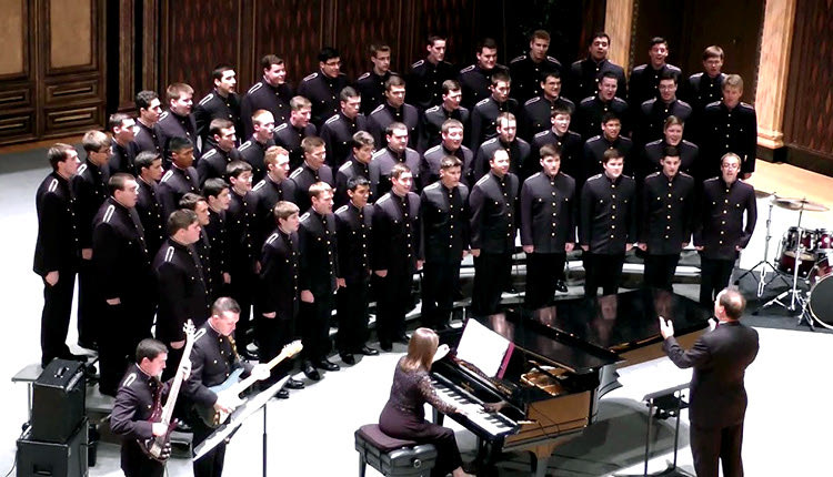 πανεπιστημιακή χορωδία δοκίμων Texas A&M Singing Cadets