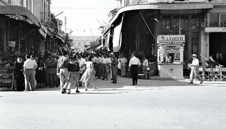 ΦΩΤΟΗΜΕΡΑΣ: Η αγορά του Ηρακλείου στις αρχές του 1950.