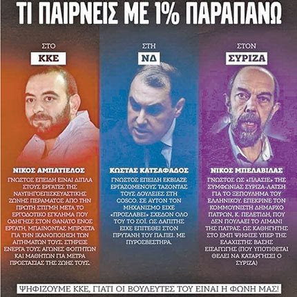 Πόλεμος για μια αφίσα! Και ξέσπασε στον Πειραιά, εξαιτίας αφίσας του ΚΚΕ η οποία ανέβηκε και στη σελίδα της Λαϊκής Συσπείρωσης Πειραιά το βράδυ της Δευτέρας.