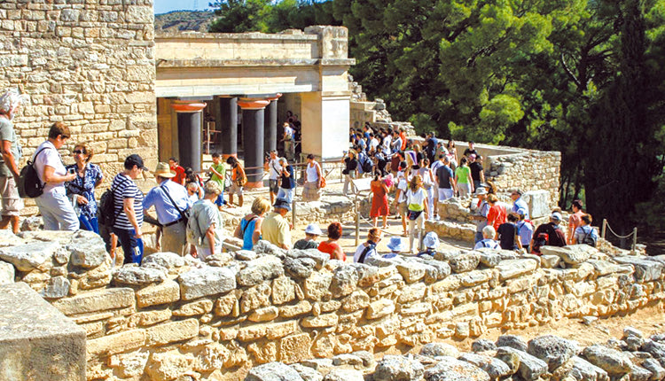 Έκλεισε ο αρχαιολογικός χώρος της Κνωσού λόγω καύσωνα