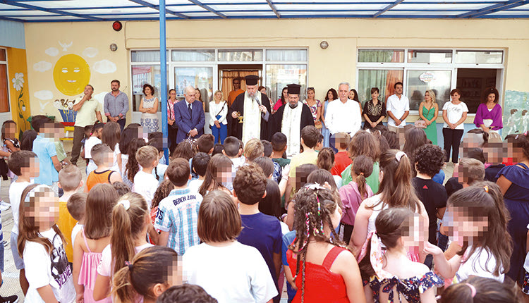 Στο 1ο Δημοτικό Αλικαρνασσού ο Λαμπρινός