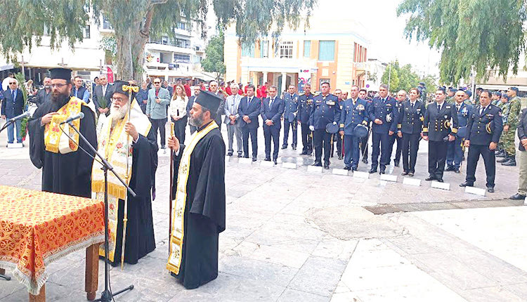 Τιμήθηκε χθες η Ημέρα των Ενόπλων Δυνάμεων