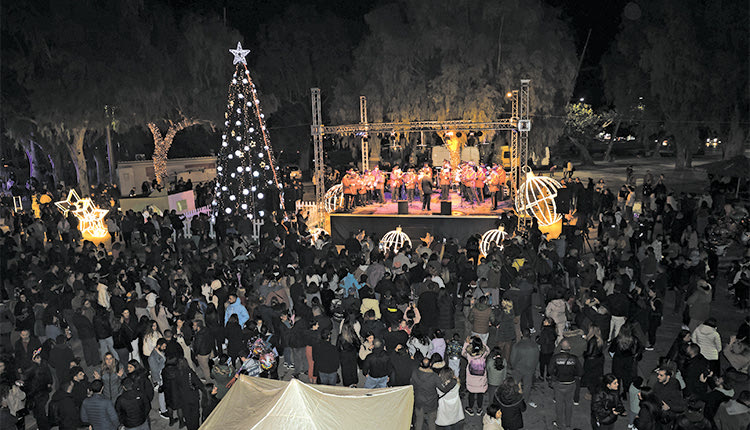 φωταγωγηση δεντρου χριστουγεννα ηρακλειο 2023