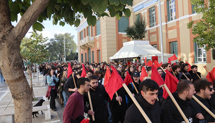 Από το συλλαλητήριο στο Ηράκλειο