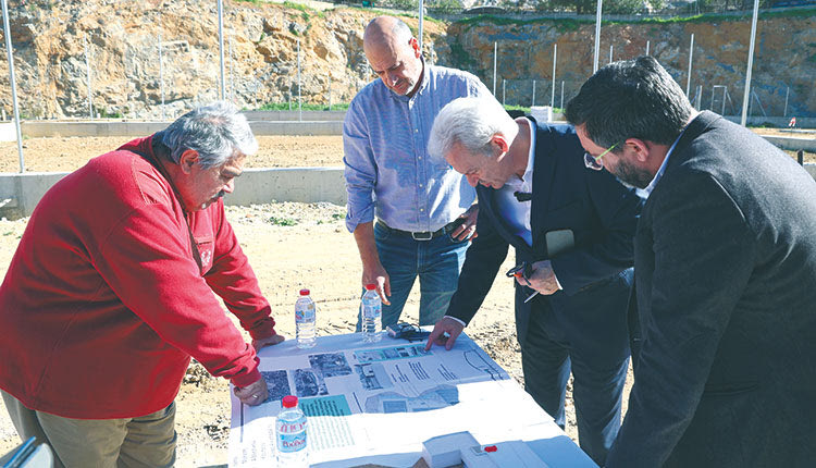 ΑΓΙΑ ΑΙΚΑΤΕΡΙΝΗ Αυτοψία Καλοκαιρινού στο εργοτάξιο του Αθλητικού Κέντρου