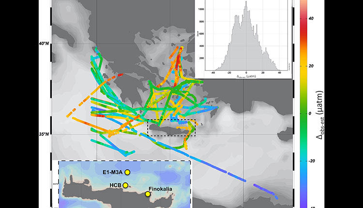 ΙΝΣΤΙΤΟΥΤΟ ΩΚΕΑΝΟΓΡΑΦΙΑΣ ΕΛΚΕΘΕ Η πρώτη θαλάσσια χρονοσειρά καταγραφής CO2 στην Ανατολική Μεσόγειο