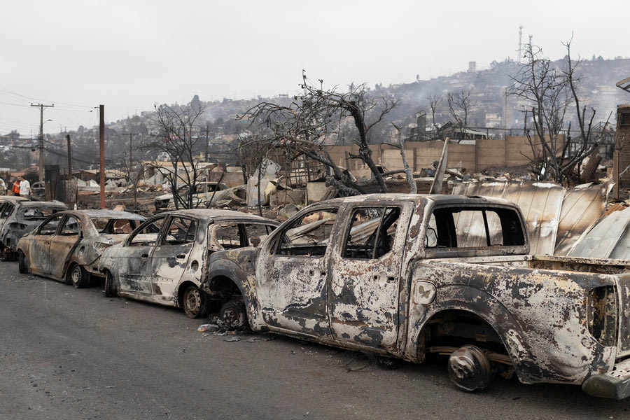 123 νεκροί και εκατοντάδες αγνοούμενοι στη Χιλή από τις δασικές πυρκαγιές