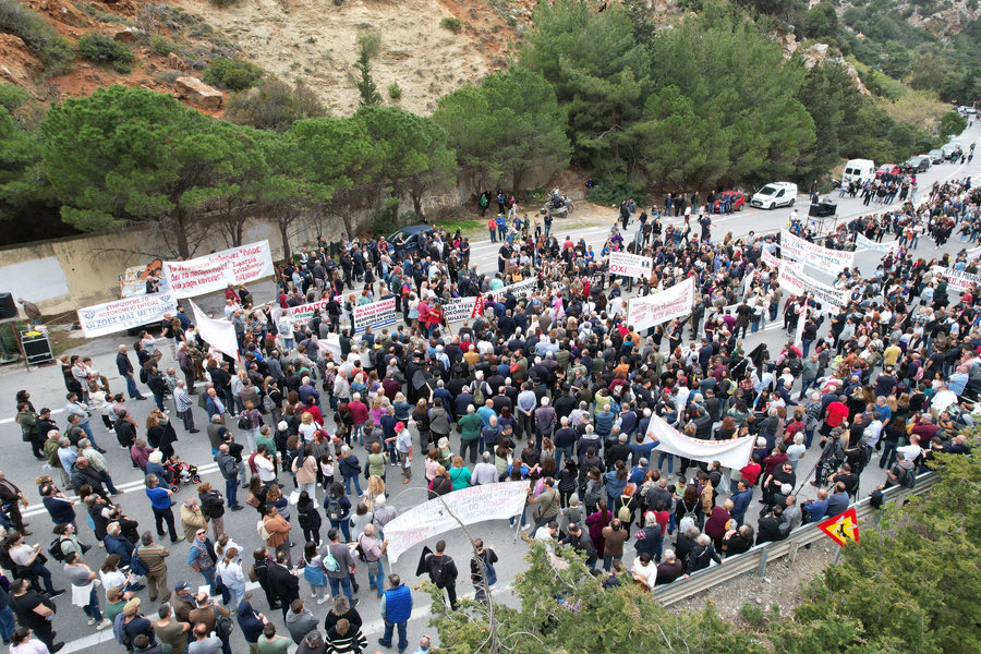 Μεγάλη συμμετοχή στο συλλαλητήριο: Ζήτησαν τα αυτονόητα για τα νοσοκομεία του Λασιθίου