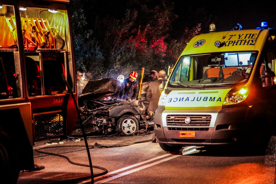 Τροχαία: Τρεις νεκροί σε μια μέρα στην Κρήτη!