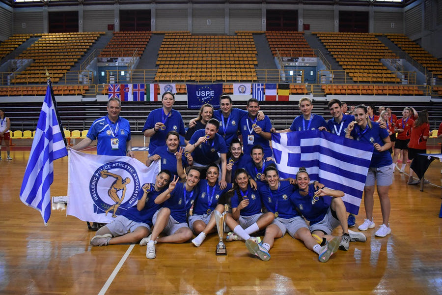 Χρυσό για την Ελλάδα στο Πανευρωπαϊκό πρωτάθλημα μπάσκετ γυναικών Αστυνομικών