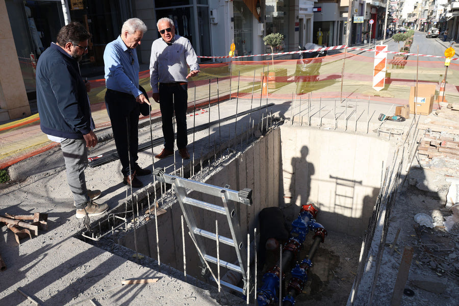 Στα έργα εγκατάστασης του υπερσύγχρονου συστήματος τηλεμετρίας της ΔΕΥΑΗ ο Αλέξης Καλοκαιρινός