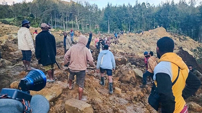 Παπούα Νέα Γουινέα: Φόβοι για εκατοντάδες νεκρούς από κατολίσθηση