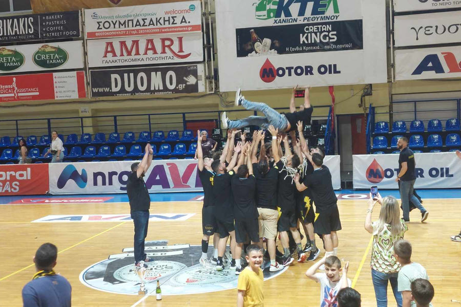 Οι πρωταθλητές Κρήτης από την έναρξη του μπάσκετ
