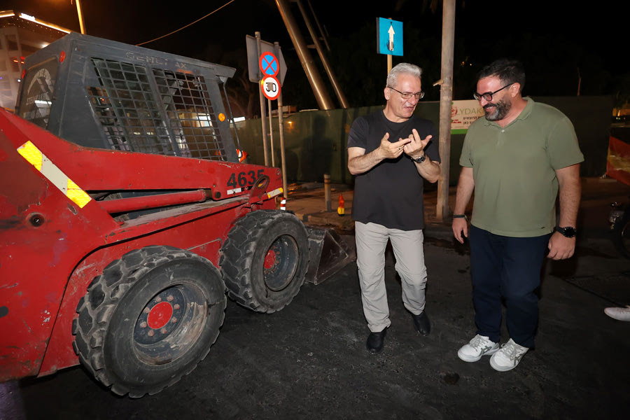 Ολοκληρώθηκαν οι νυχτερινές εργασίες στην οδό Αβέρωφ για το έργο ανάπλασης της πλ. Ελευθερίας