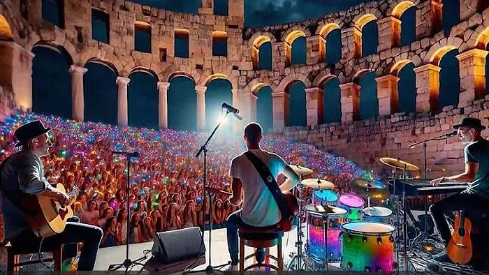 H νέα ανάρτηση των Coldplay για το βιντεοκλίπ που γυρίστηκε στο Ηρώδειο