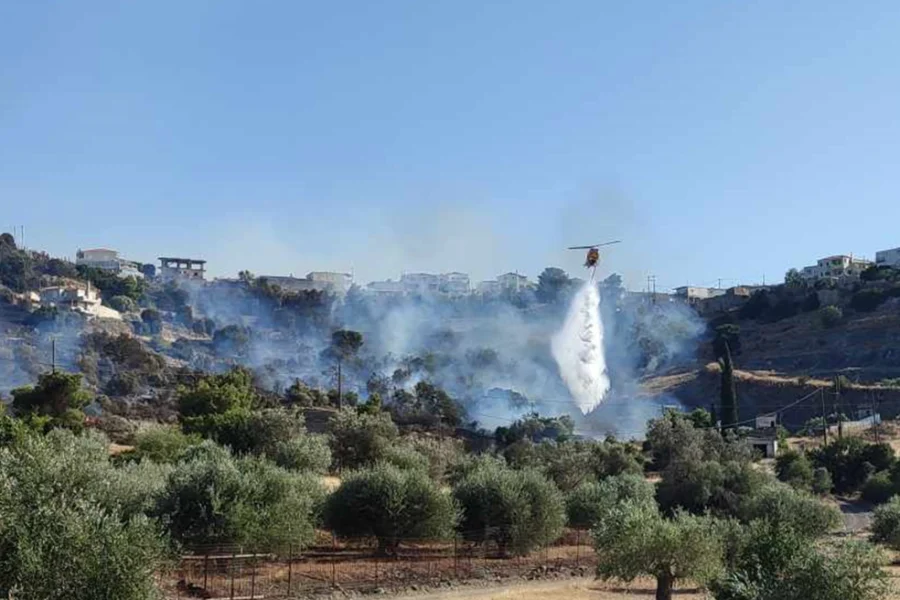 Χωρίς ενεργό μέτωπο η πυρκαγιά στην Ηλεία – Μάχη με τις διάσπαρτες εστίες σε Λάττα και Πρόδρομο